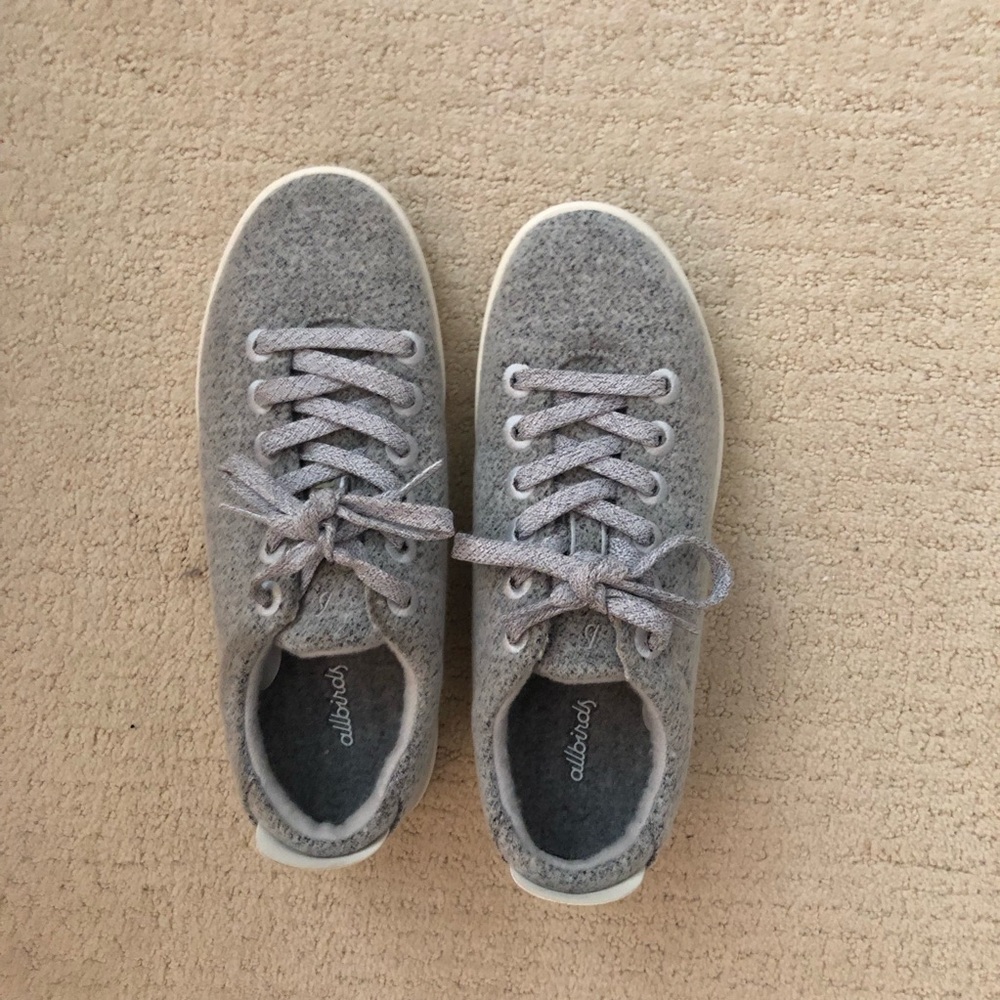 allbirds Gray Wool Casual Sneakers